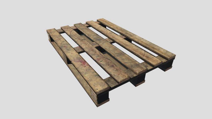 Wooden Pallet 3D Model
