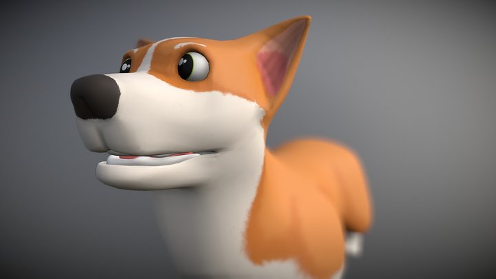 Dog 3D Model