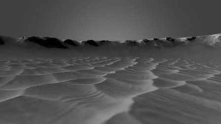 Victoria Crater Mars 3D Model