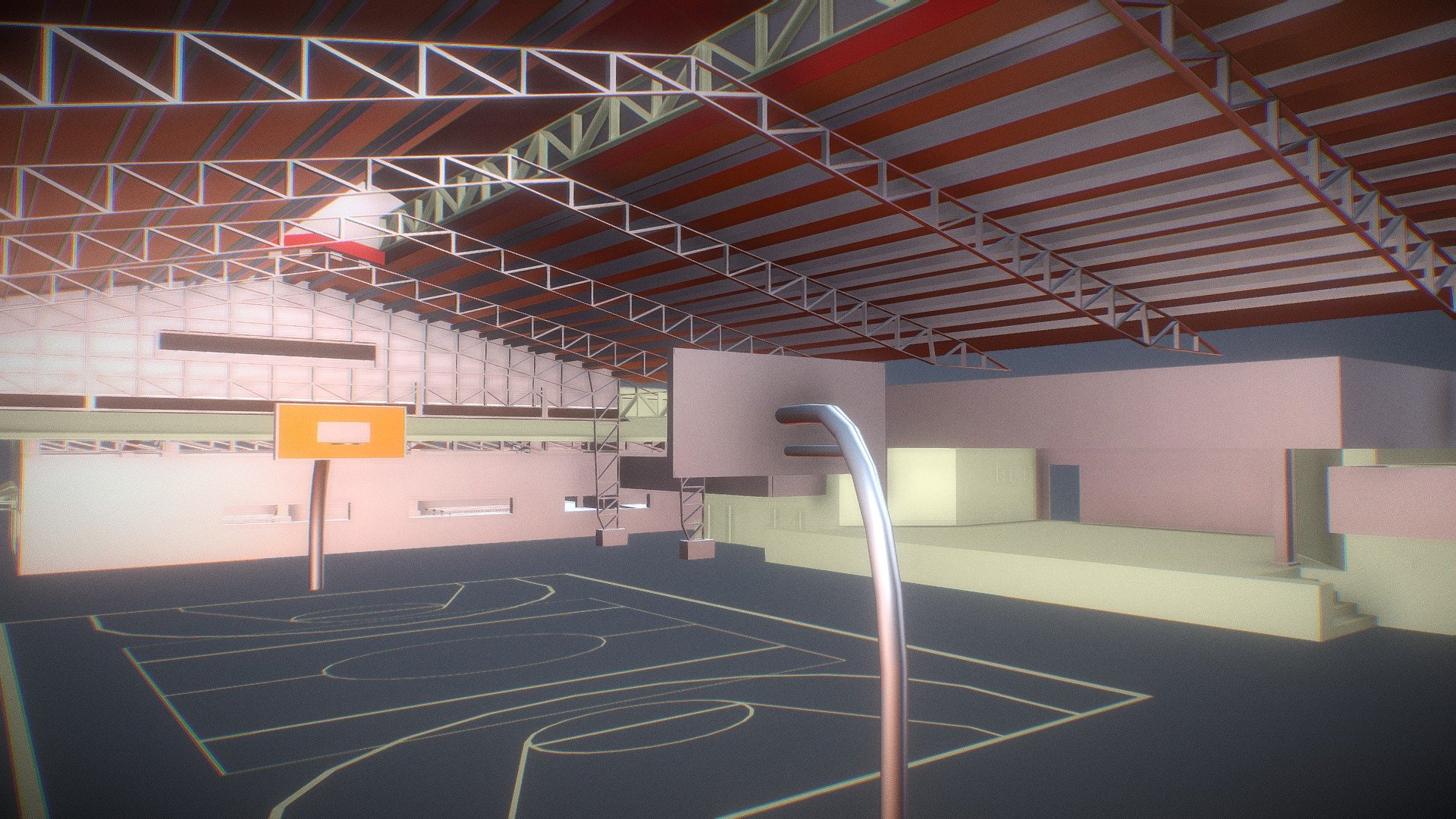 Pe Hall Fixed - 3D model by jamesreubengruta [eb41a55] - Sketchfab