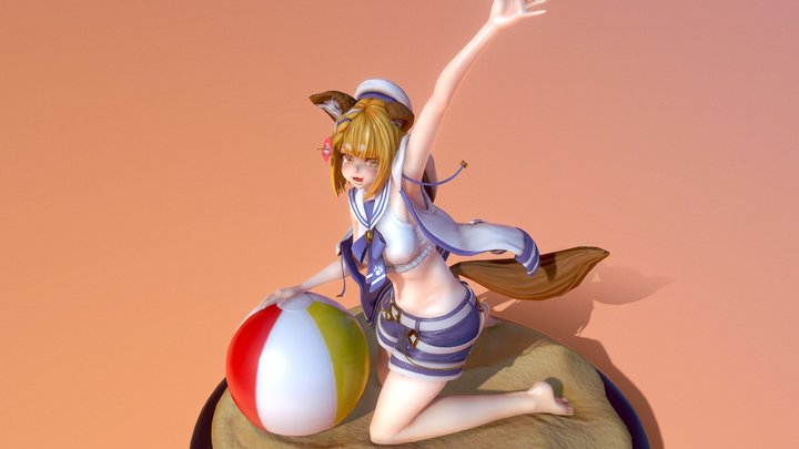 Vajra - Swimsuit Ver. 3D Model