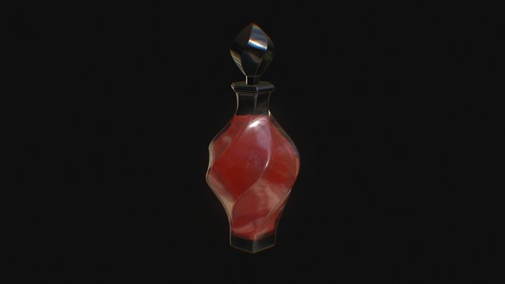 Parfum Bottle 3D Model