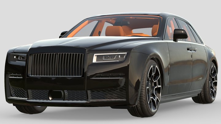 Unbranded High Poly British Luxurycar Game Ready 3D Model