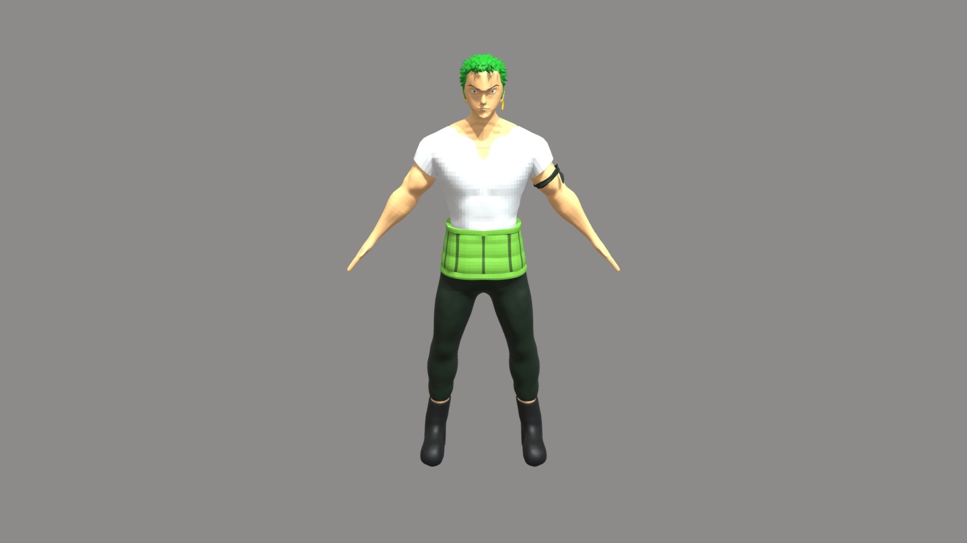 Roronoa Zoro - One Piece Live Action - Finished Projects - Blender Artists  Community