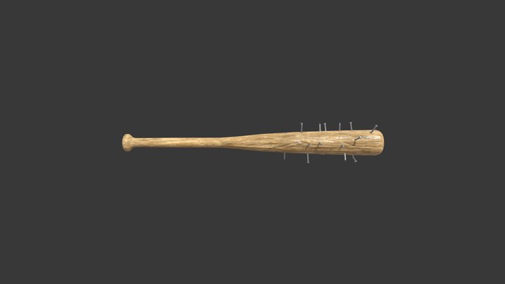 Free nails bat 3D Model