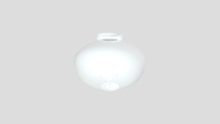 Fish Inside Bowl With Coral 3D Model