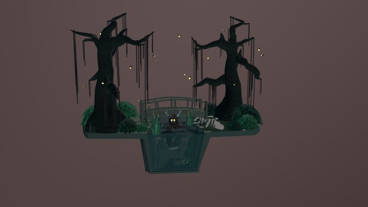 Fantasy Garden - Final 3D Model