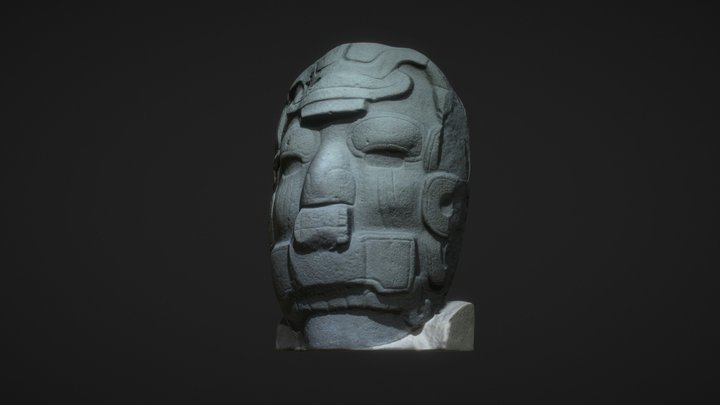 Personaje con máscara bucal 3D Model