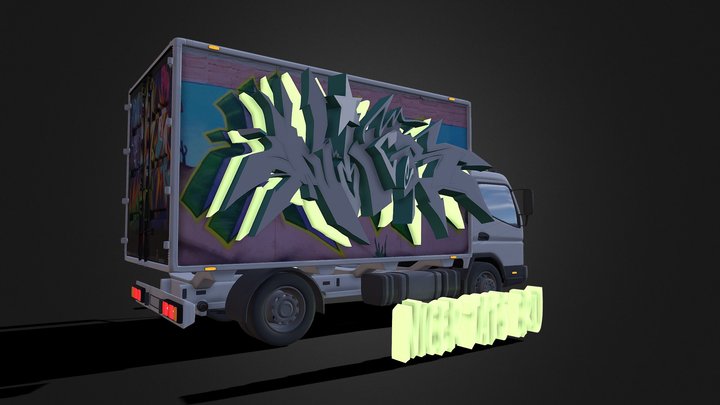 GraffTruck 3D Model