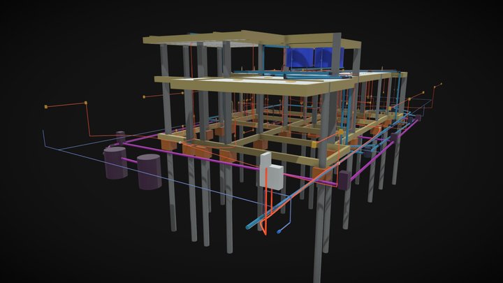 Residência Unifamiliar | 140m² 3D Model