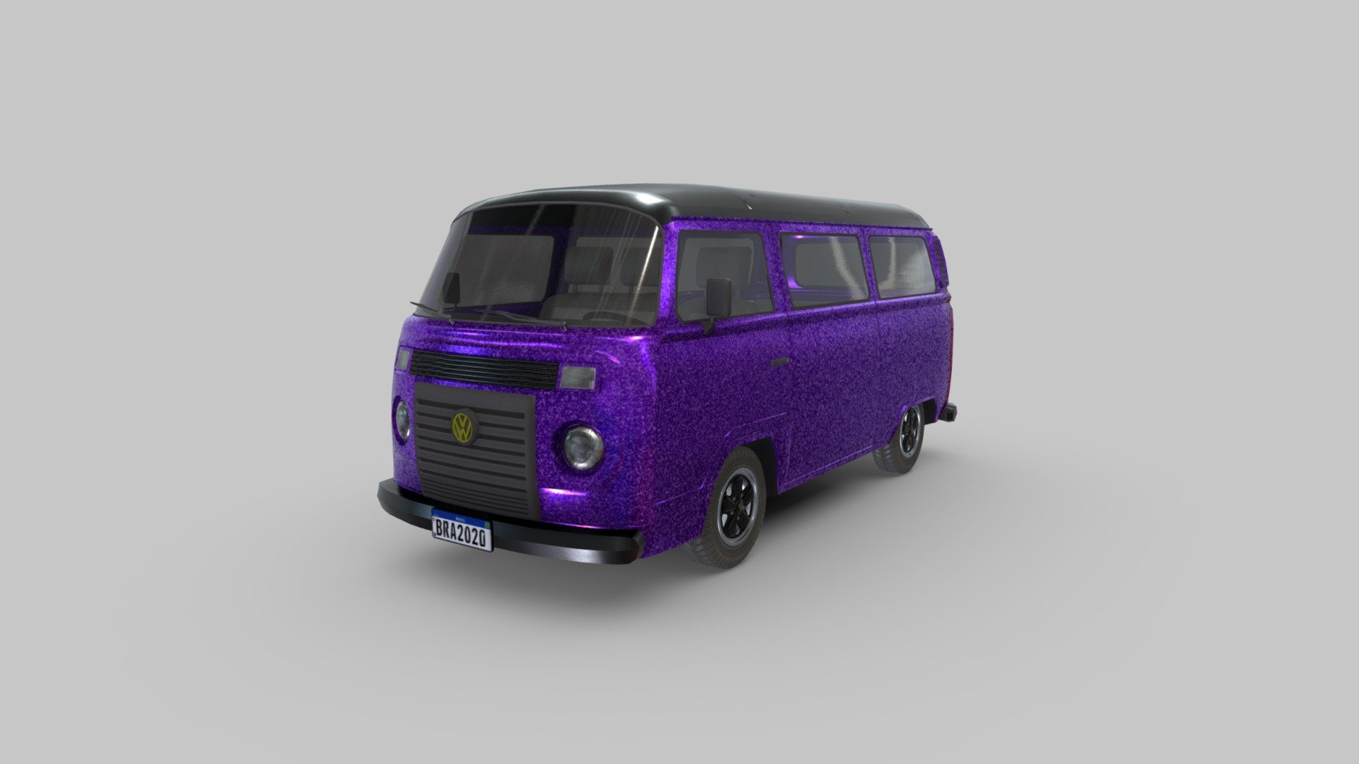 VW - Kombi - 3D model by LucasPresoto [eb4a376] - Sketchfab