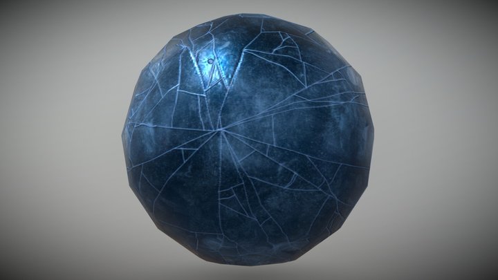 Cracked Pearl 3D Model