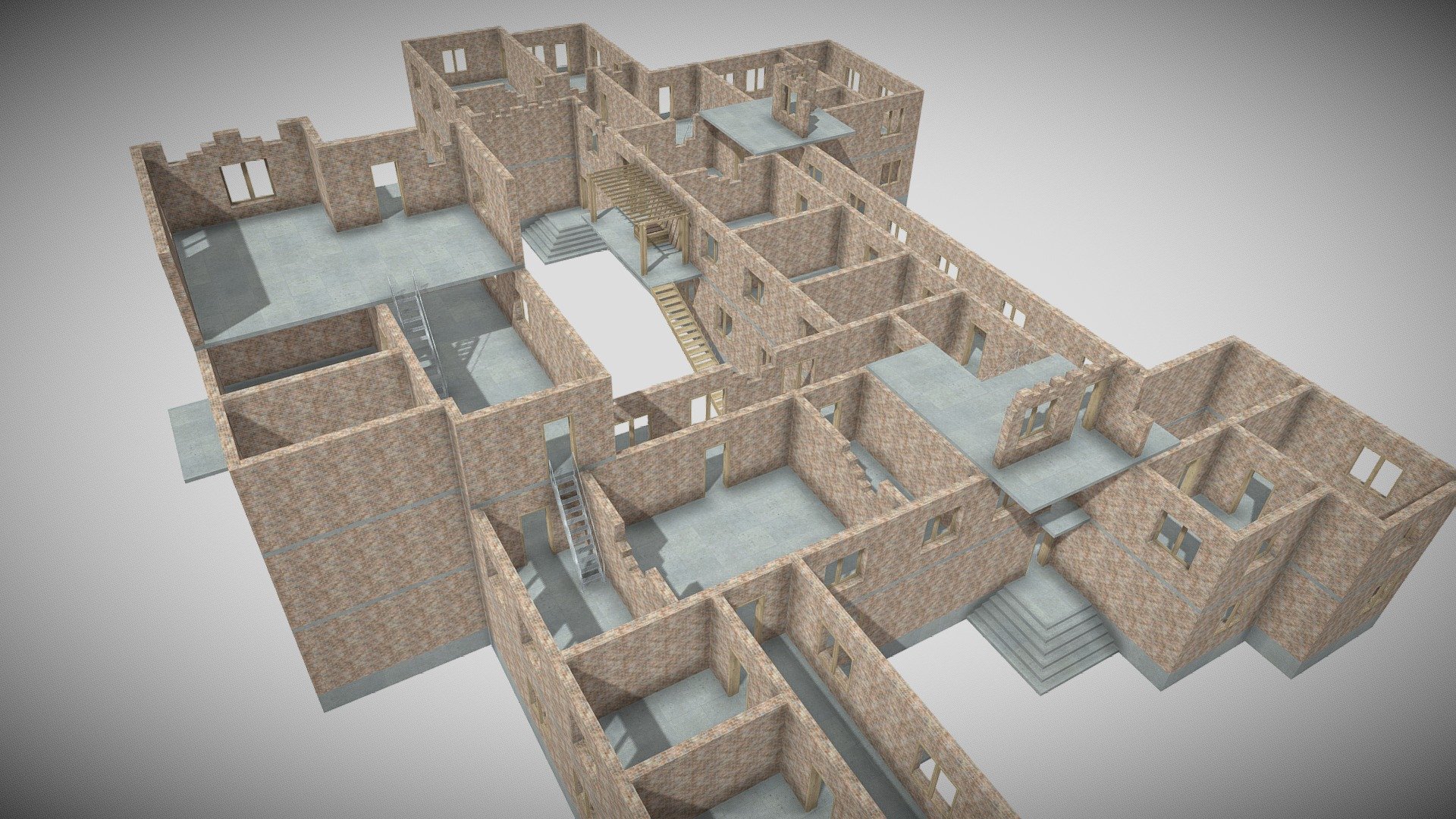 Construction school - Download Free 3D model by Stas Gunko (@Stasgunko ...