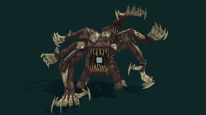 Scary Golem 3D Model