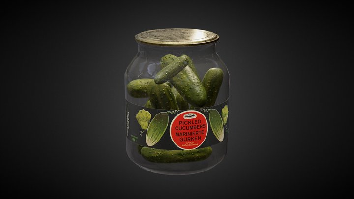 Pickled Cucumbers 3D Model