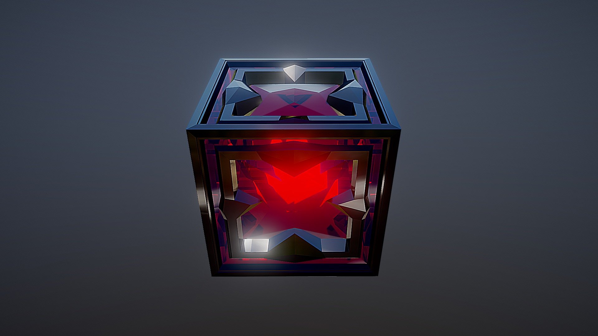 Ruby Cube - 3D model by Stephen Finnegan (@tinytrex) [eb4cfd4] - Sketchfab