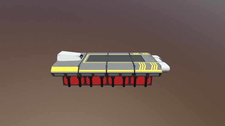 Cargo Ship Model Merrikh's Bollide 3D Model