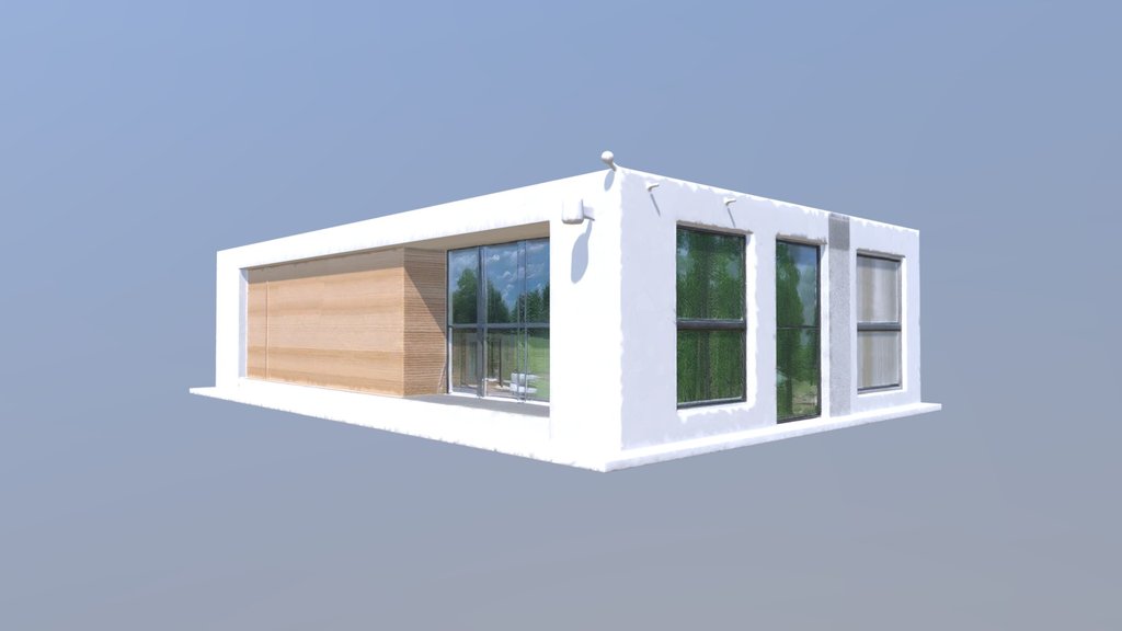 House made from air and sea container