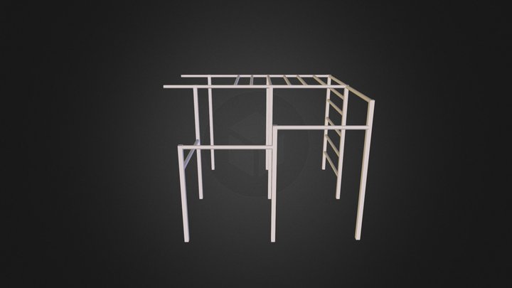 Kalistenika: Street Workout / Stacja nr 1 3D Model