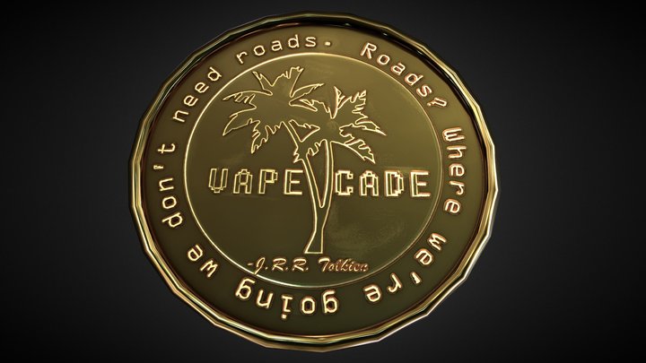 Vapecade Coin 3D Model