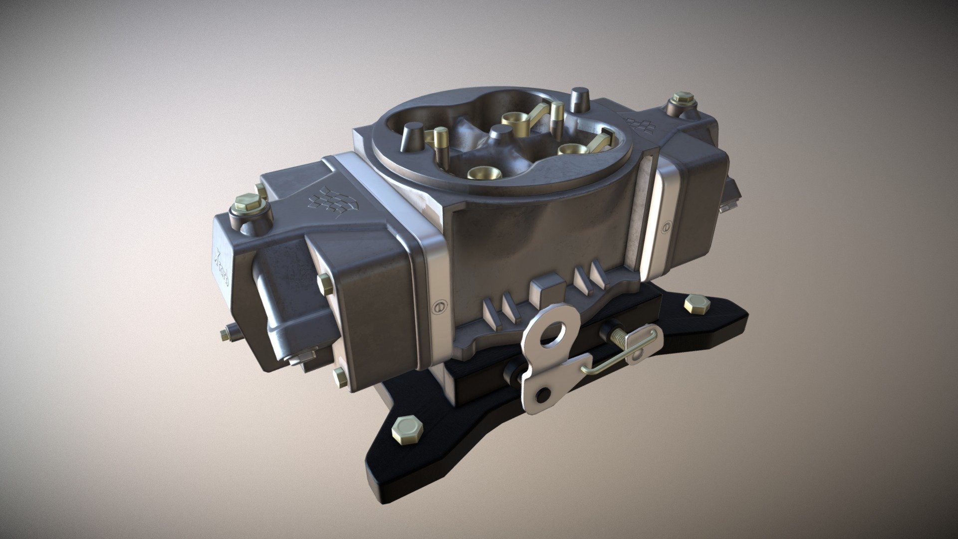 Carburetor 3D model by Valeriy R (chkalov_urup) [eb5031a] Sketchfab
