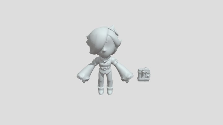 Colette T-pose 3D Model