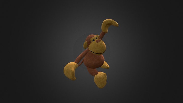 Monkey Toy 3D Model