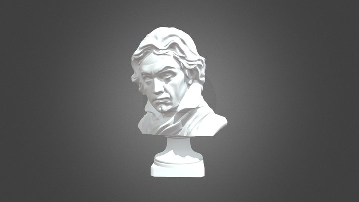Ludwig Van Beethoven Bust 3D Model