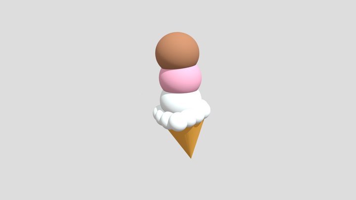 Ice cream 3D Model