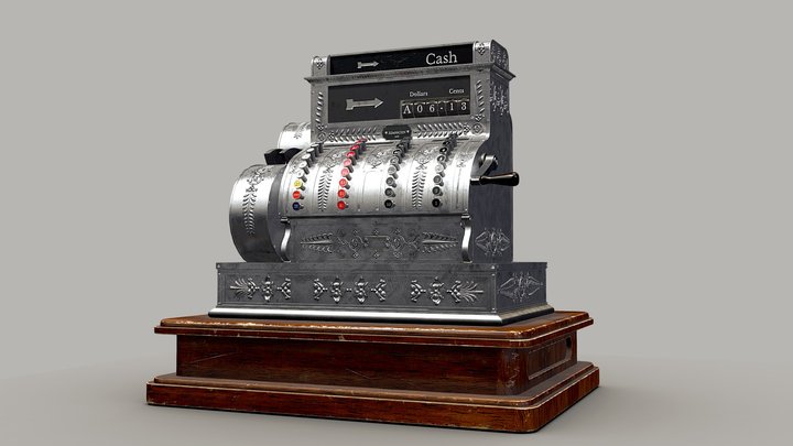 Cash Register 3D Model