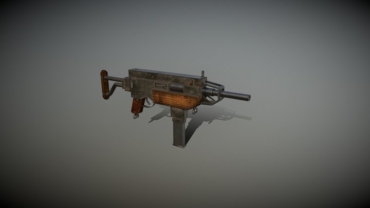 Handmade SMG 3D Model