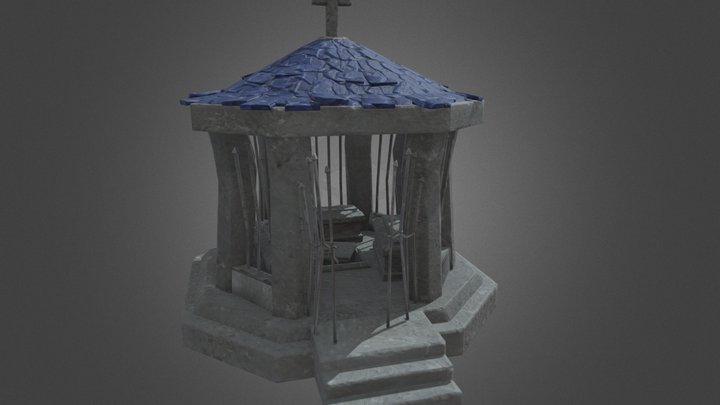 [3D] Crypt Hero Prop 3D Model