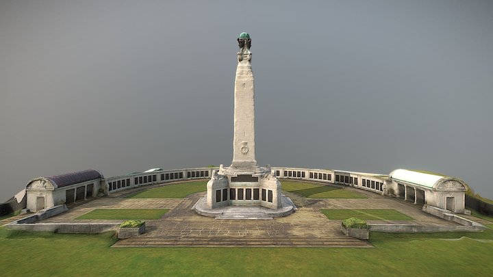 Memorial Tower - The Great Lines | Medway | Kent 3D Model