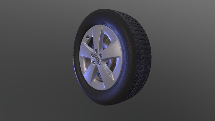 Car tire 3D Model