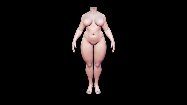 Female Body 01 3D Model