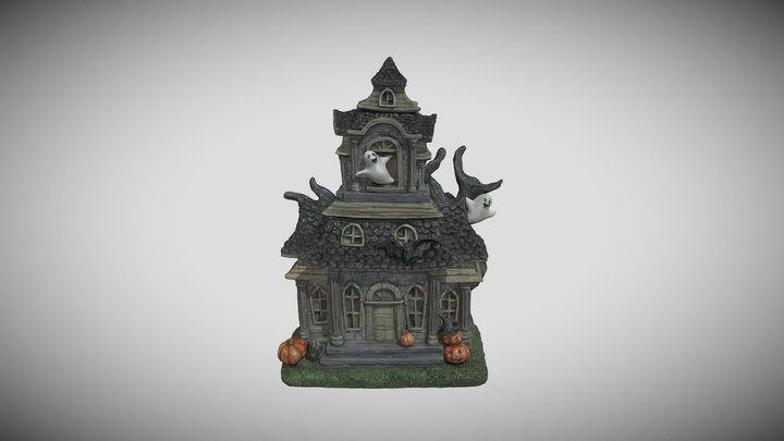 Halloween Haunted House 3D Model
