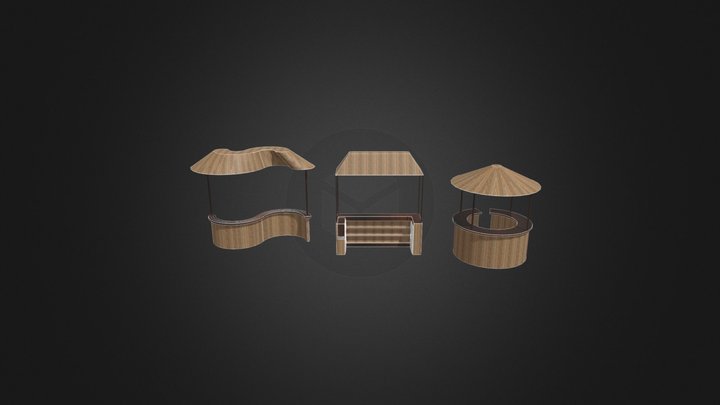 outdoor bars 3D Model