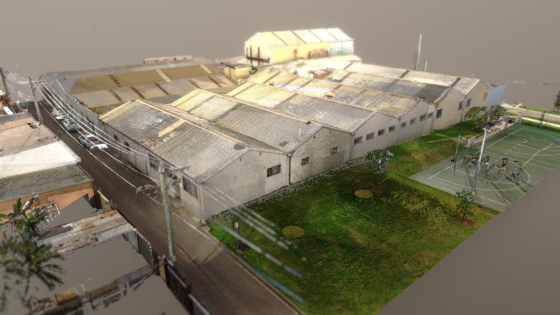 3D Laser Scan - Factory Exterior Overview