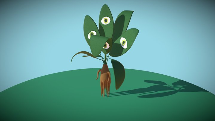 Mandrake Alien 3D Model