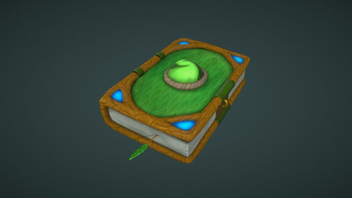 The Forest Book 3D Model