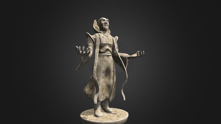 Malagus' Statue 3D Model