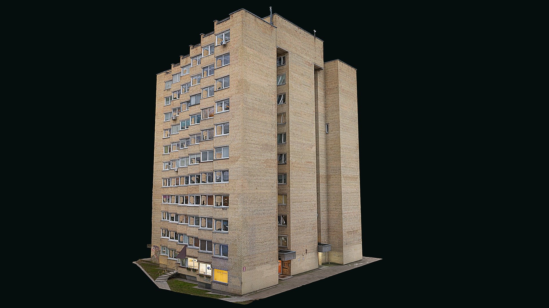 12 Storey Apartment Building Photogrammetry — Sketchfab embed 3D viewer