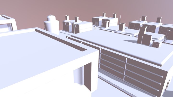 City Scene 3D Model