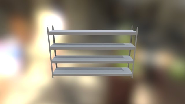 Pallet Racking 3D Model