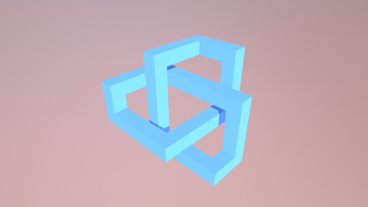 Abstract Polygon 3D Model