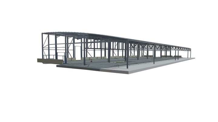 Steel structure 3D Model