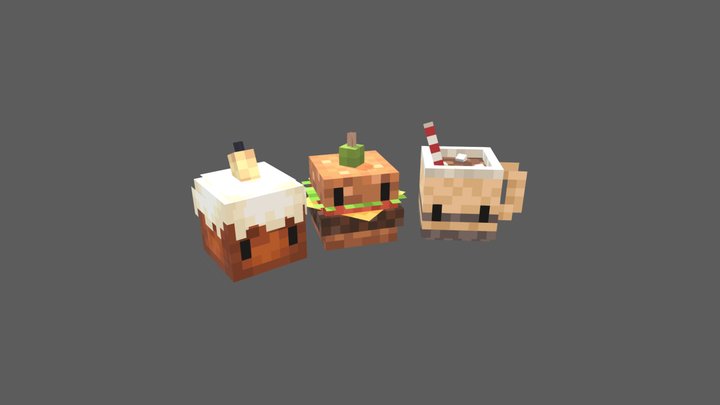 Minecraft Buddies - Collection I 3D Model