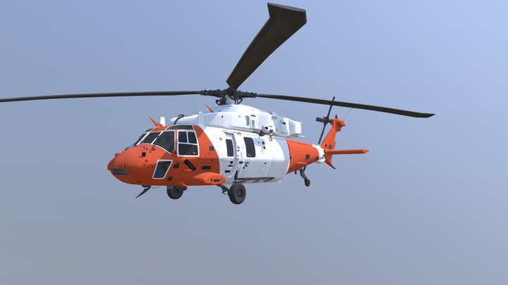 Call of Duty: BO6 - UH60 Coast Guard – Modelo 3D gratuito STL