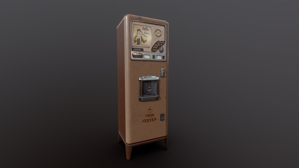 Old Caffee Vending Machine