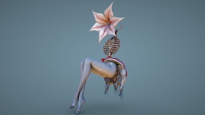 Corpse Flower - Stylized Creature 3D Model